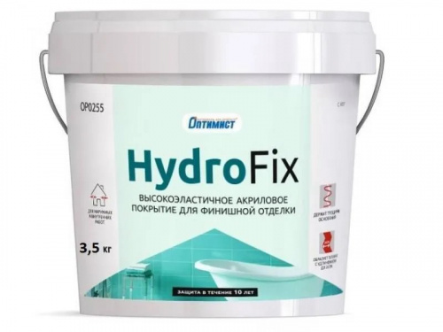 ОПТИМИСТ C407 Покрытие гидроизоляционное высокоэластичное HydroFix фото 4