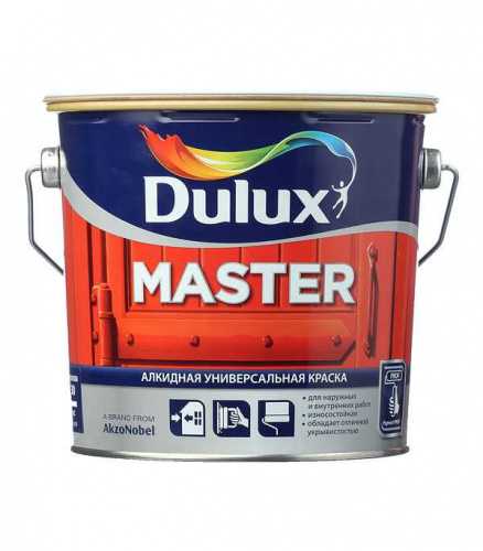 DULUX Master  краска алкидная универсальная полуматовая BW 