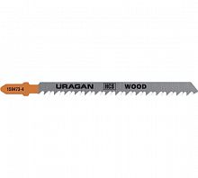 Полотна URAGAN T301CD, HCS, 159473-4,по дереву, фанере, ДВП, ДСП, быстр точный рез, T-хвост, 115/90м