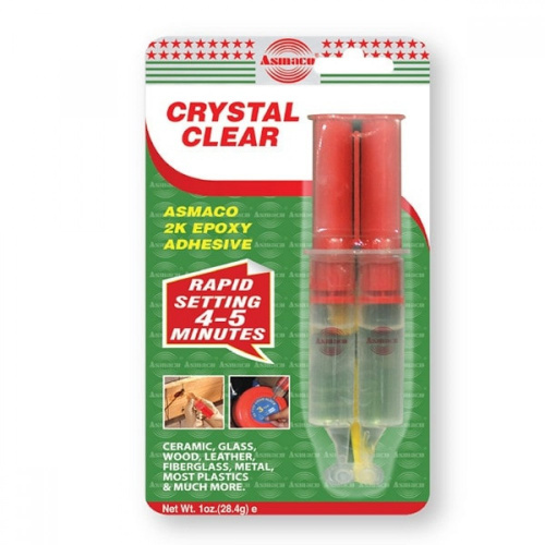 ASMACO CRYSTAL Двухкомпонентный эпоксидный клей ШПРИЦ ASMACO CRYSTAL Двухкомпонентный эпоксидный клей ШПРИЦ