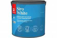 Tikkurila SIRO White краска для потолка глубоко матовая