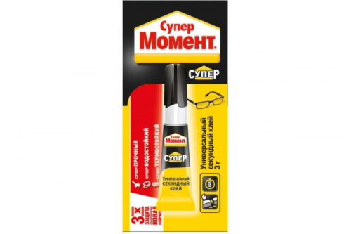 Супер-Клей Момент 3г, BL12, блистер-карта