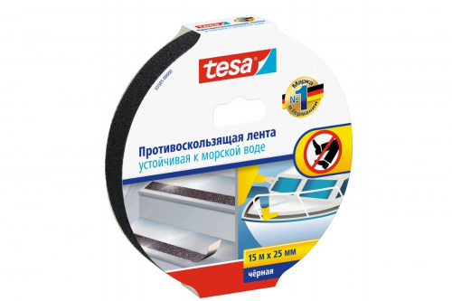 55585-00000-00 Tesa Противоскользящая лента черная 15 м × 25 мм фото 2 55585-00000-00 Tesa Противоскользящая лента черная 15 м × 25 мм фото 2