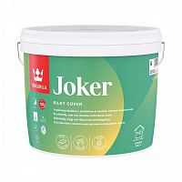 Tikkurila Joker стойкая к мытью экологичная матовая интерьерная краска 