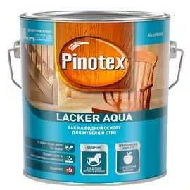 Pinotex Lacker Aqua на водной основе для мебели и стен 